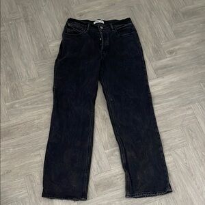 Abercrombie & Fitch 90’s Baggy Low Rise in Black